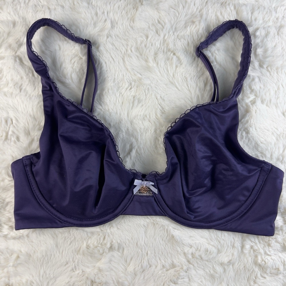Victoria's Secret Body by Victoria Purple Unlined Demi Underwire Bra 32D NWT
